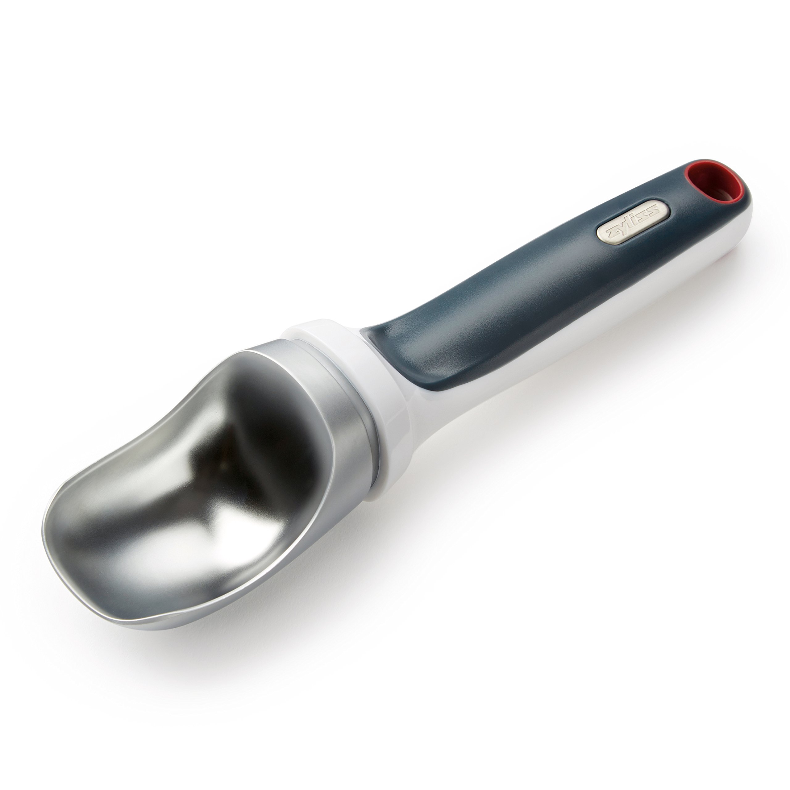 Premium Zyliss Ice Cream Scoop - Stainless Steel with Ergonomic Handle for Easy Scooping - Perfect for Gelato, Sorbet, and Frozen Desserts at Home or Parties