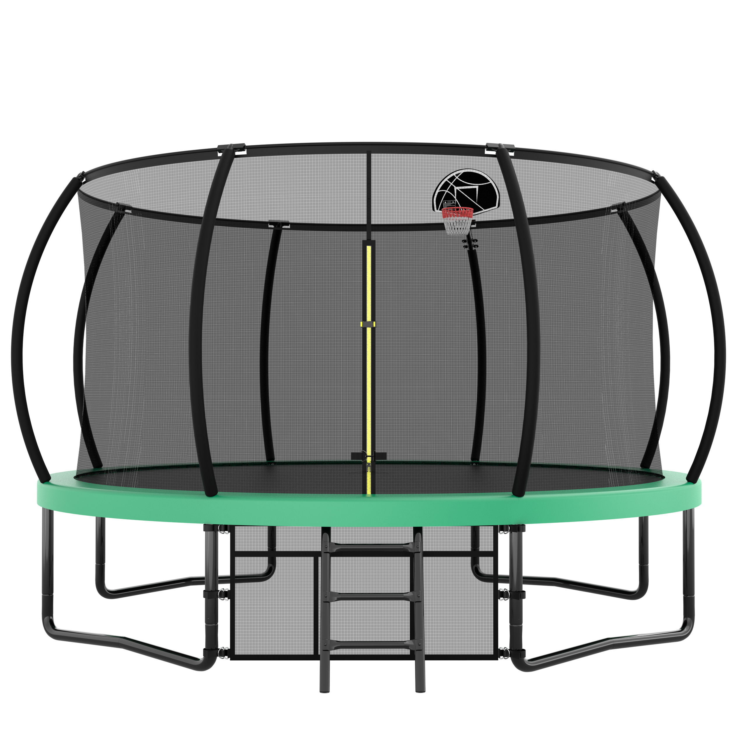 14FT Trampoline with Safety Enclosure - Heavy-Duty Outdoor Trampoline for Kids with Ladder & Anti-Rust Coating | ASTM Approved | Perfect for Backyard Fun, Exercise & Family Bonding