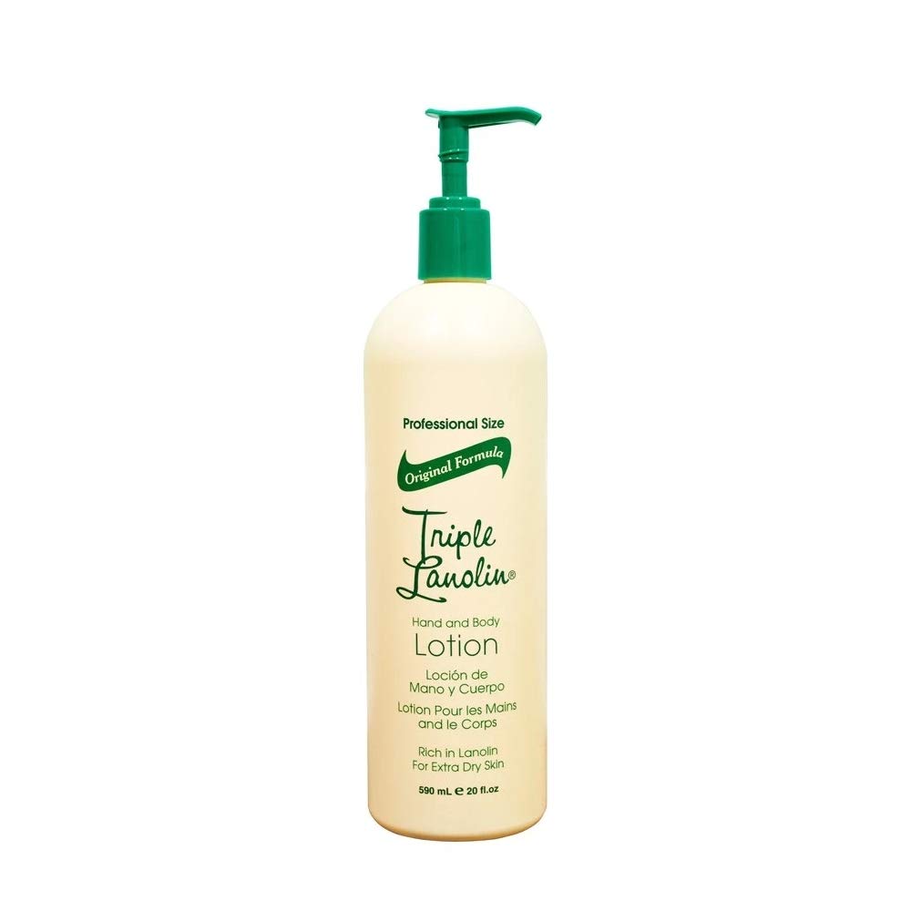 Triple Lanolin Hand & Body Lotion - 20 Oz Ultra Moisturizing Cream for Dry Skin - Perfect for Winter Care & Daily Hydration