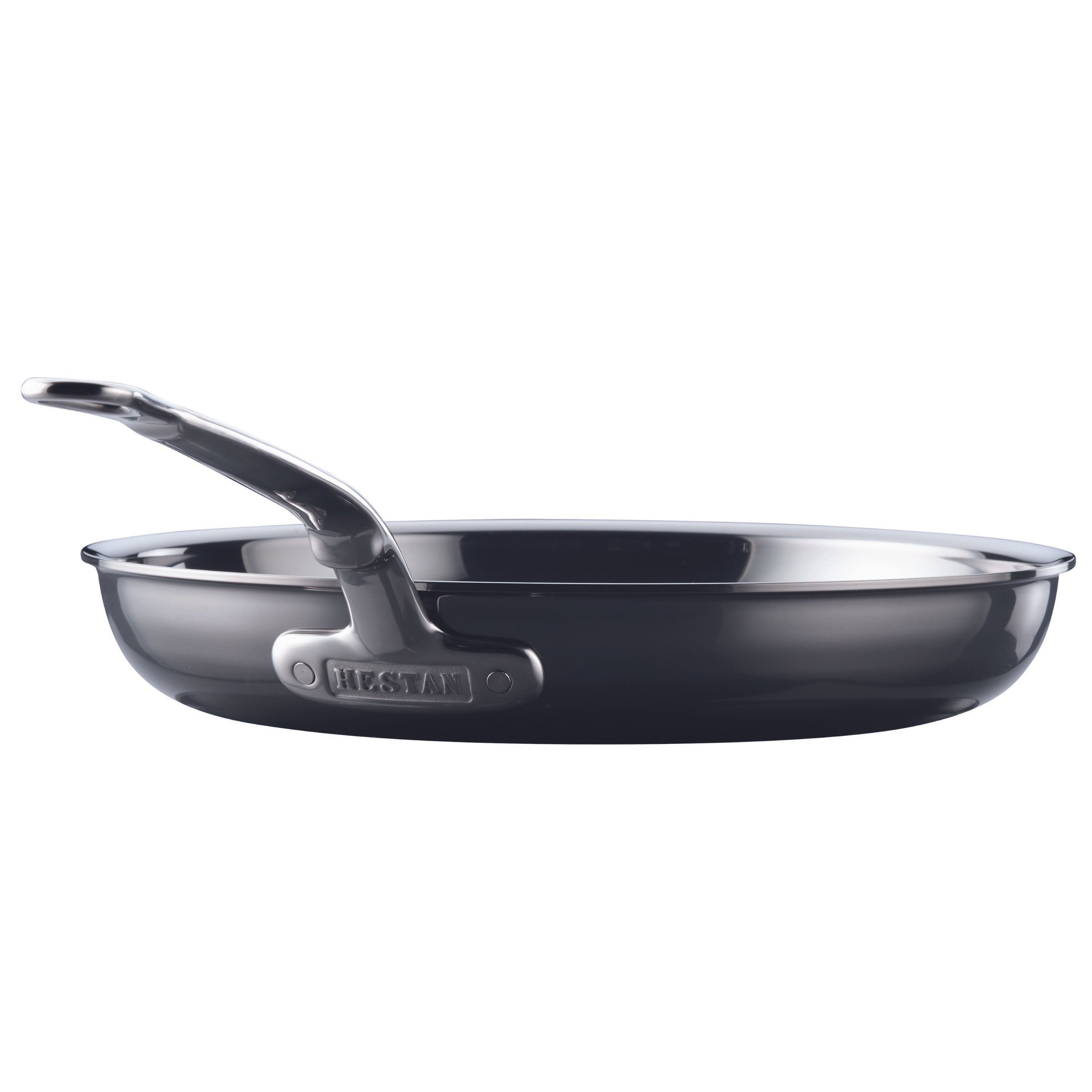 Hestan Nanobond Nonstick Open Skillet - 12 Inch Premium Cookware for Searing, Frying & Sauteing - Perfect for Gas, Electric & Induction Stovetops - Ideal for Home Kitchen & Professional Chefs