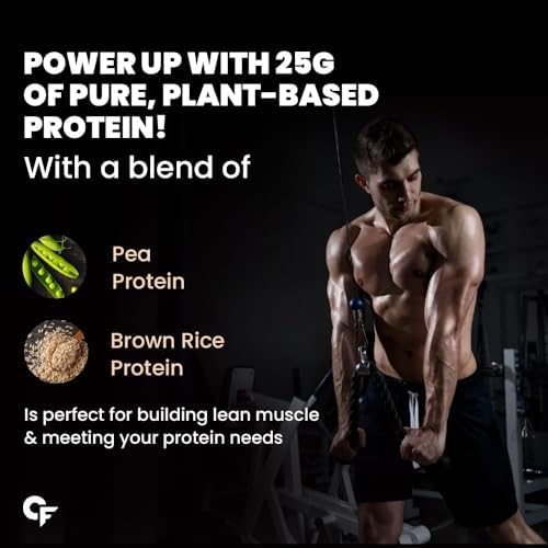 Vegan Protein Powder with Pea Protein, Multivitamins, Minerals & Superfoods | Plant-Based Protein Supplement with Digestive Enzymes | Pineapple Masala Flavor | 1Kg Pack | Ideal for Post-Workout Recovery & Healthy Lifestyle