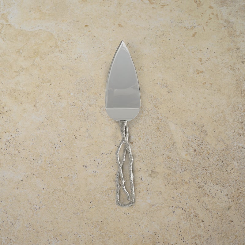 Elegant Pomegranate Silver & Gold Cake Knife - Perfect for Weddings, Anniversaries & Special Occasions