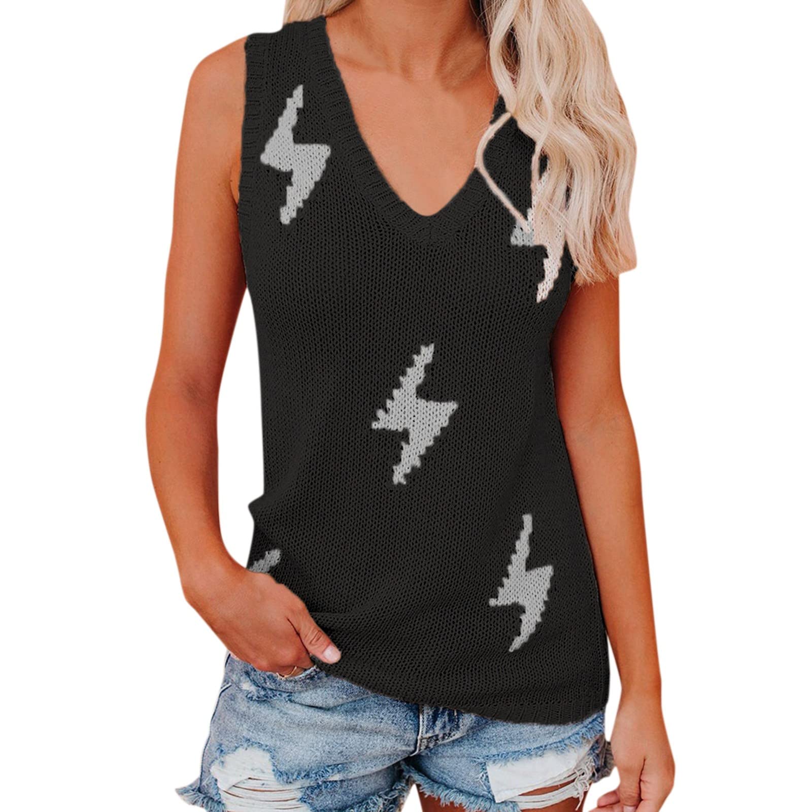 Women's V-Neck Criss Cross Short Sleeve T-Shirt - Loose Fit Summer Top for Casual Wear, Beach Outings & Everyday Comfort