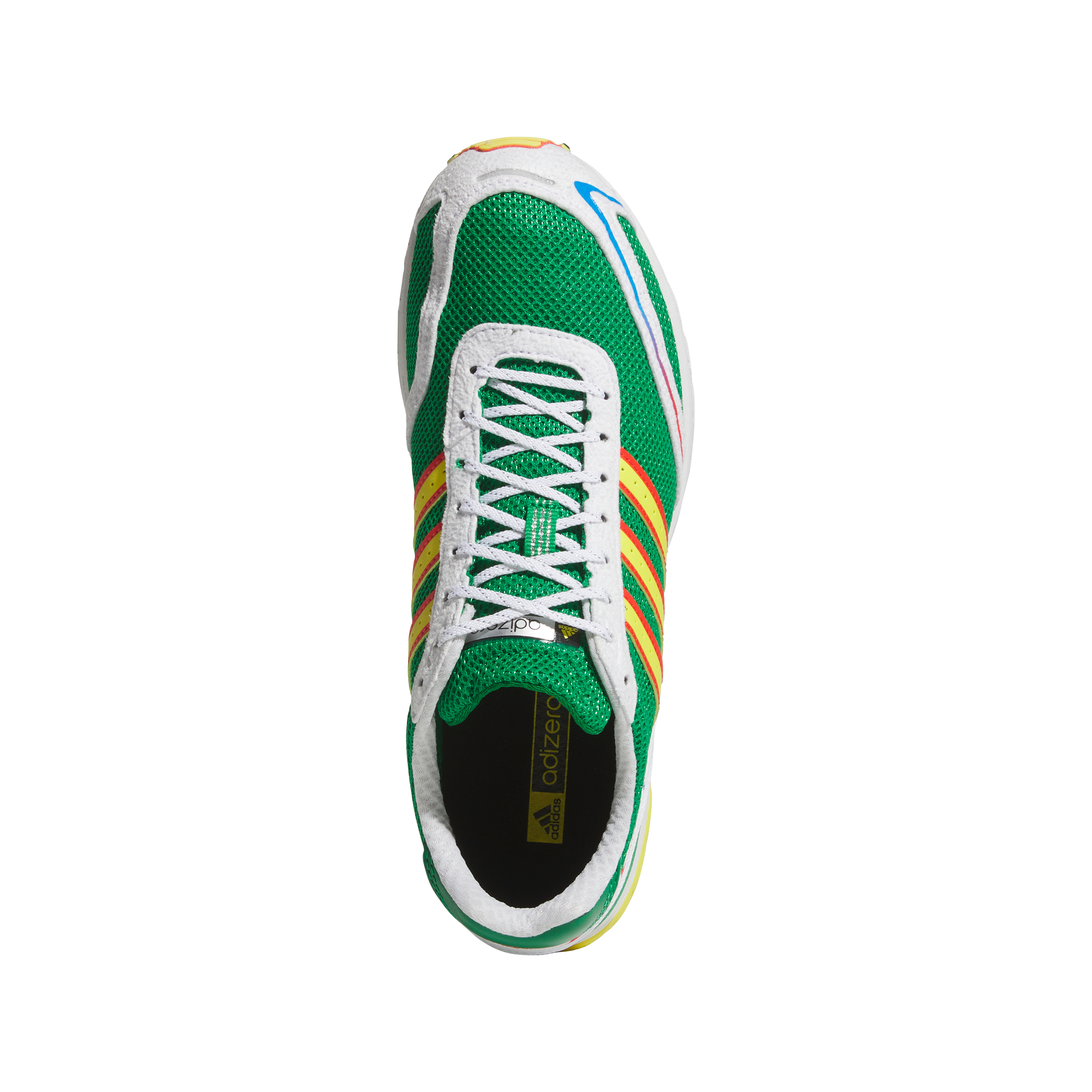 Adizero Adios OG Running Shoes for Men - Green Cloud White | Lightweight & Breathable for Marathon Training & Racing | Perfect for Track, Road & Long Distance Running