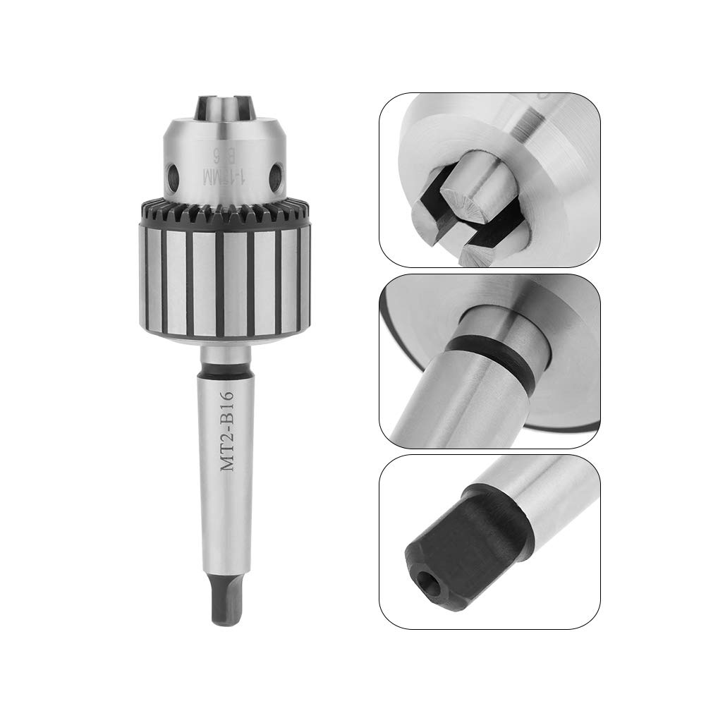 Heavy Duty MT2 Drill Chuck for Lathe 1/32