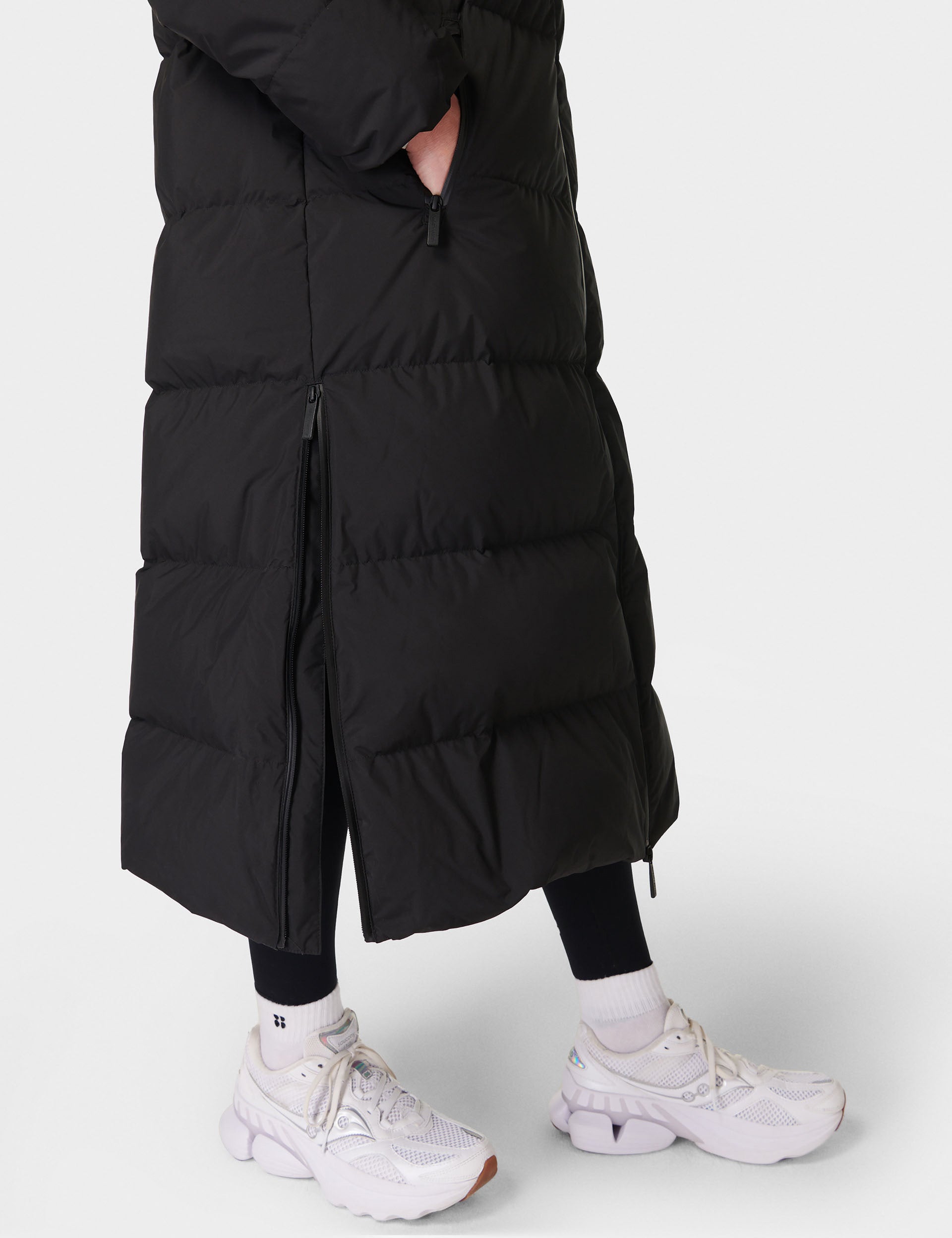 Nimbus Longline Puffer Jacket for Women - Black Winter Coat, Lightweight Waterproof Down Jacket for Cold Weather | Perfect for Outdoor Activities, Travel & Daily Wear