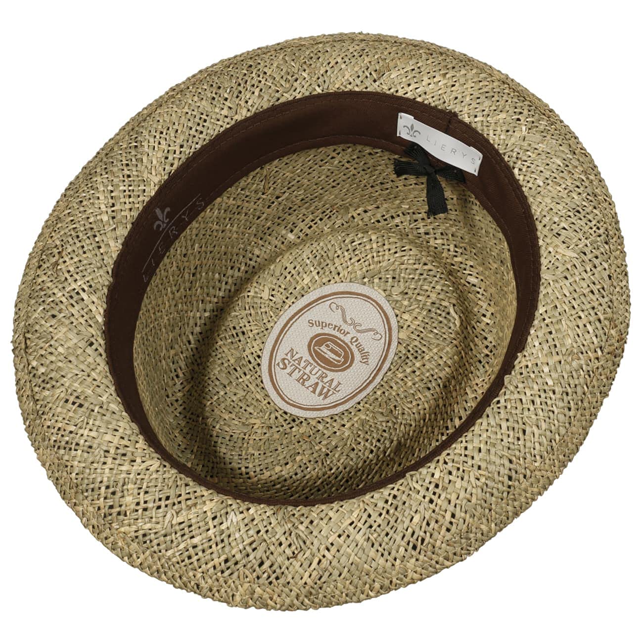 Lierys Montappo Pork Pie Straw Hat for Women & Men - Handmade in Italy - Perfect for Summer Outfits, Beach Vacations, and Outdoor Events