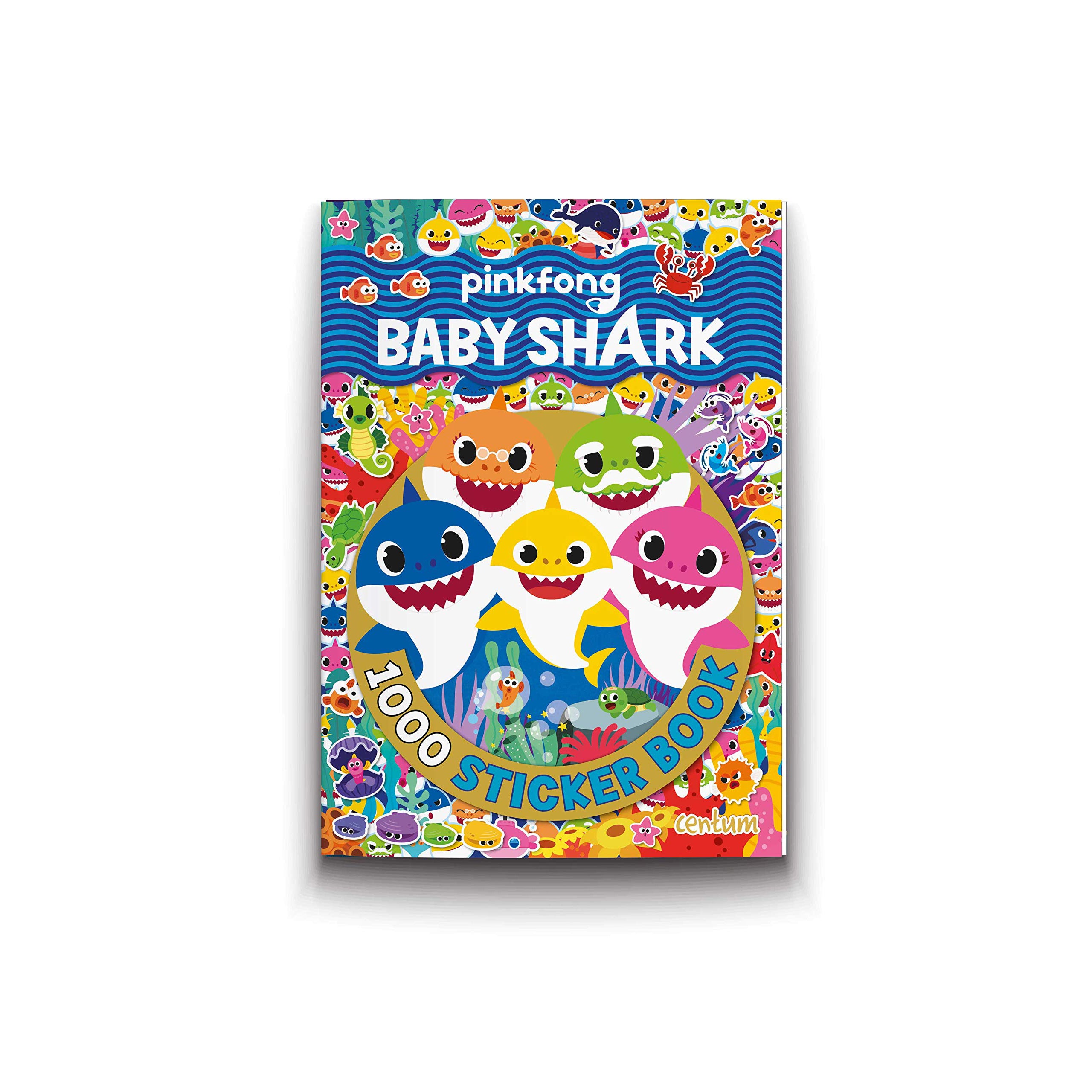 Baby Shark 1000 Sticker Book for Kids - Fun Learning Activity Stickers for Toddlers & Preschoolers - Perfect for Scrapbooking, Arts & Crafts, and Party Favors