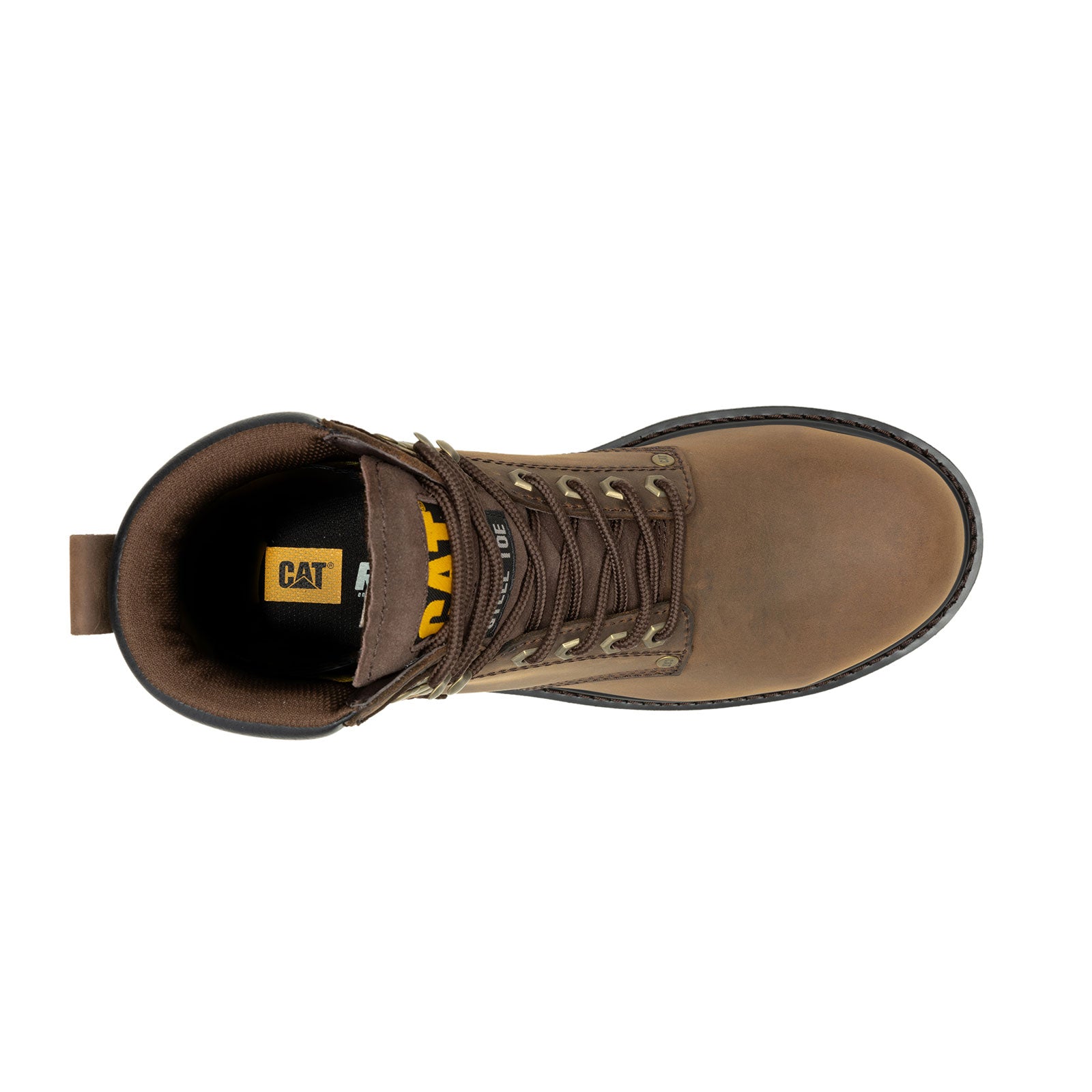 Men's Dark Brown Steel Toe Waterproof Work Boots - OSHA Compliant for Construction & Outdoor Jobs - Durable Safety Shoes for Warehouse, Factory & Heavy Duty Work