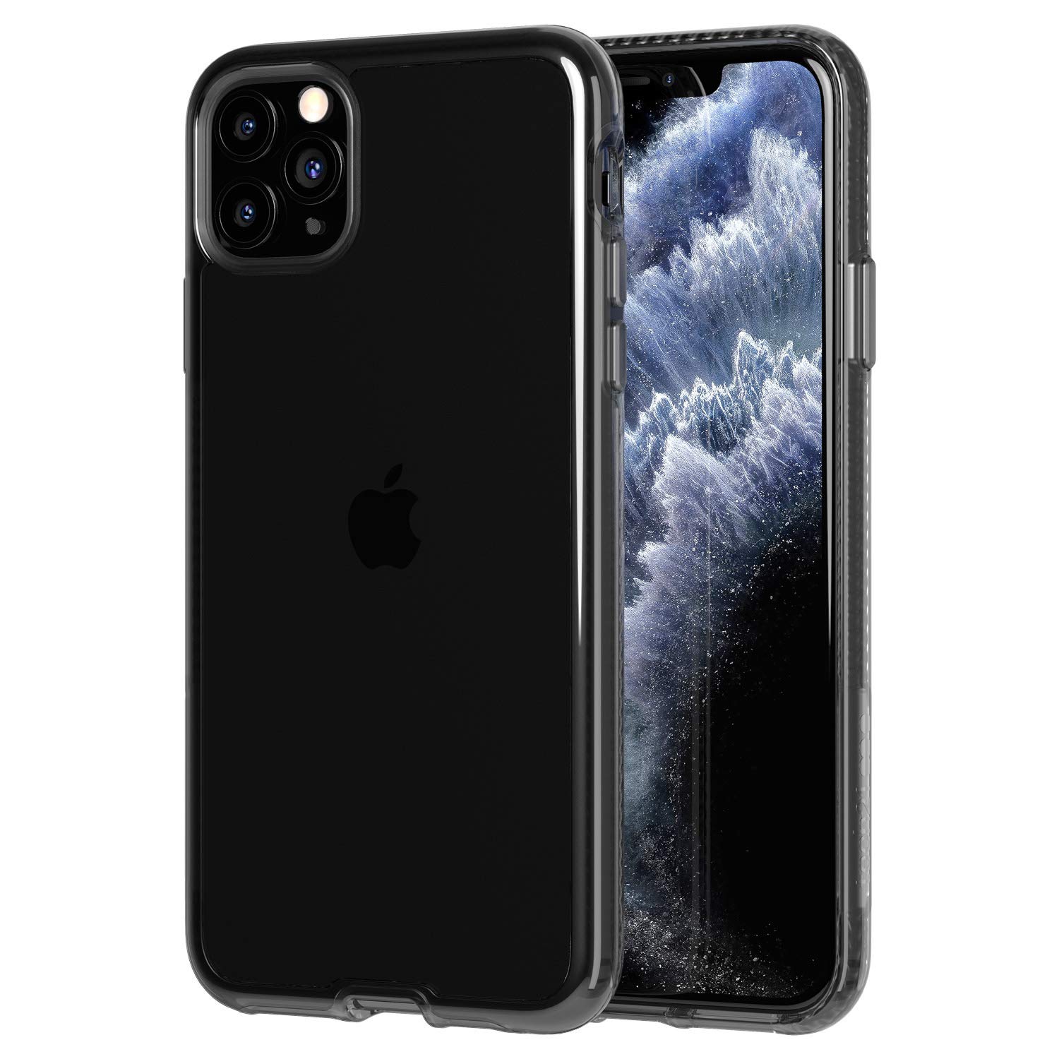 Tech21 Pure Tint Protective Phone Case for Apple iPhone 11 Pro Max - Carbon Fiber Design | Slim & Durable Shockproof Cover for Everyday Use, Work & Travel