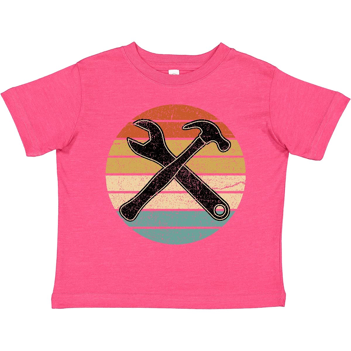 Inktastic Mechanic Tool Set Toddler T-Shirt - Cute Boys Workwear for DIY & Pretend Play - Perfect for Playdates, Birthday Gifts & Car Enthusiast Kids
