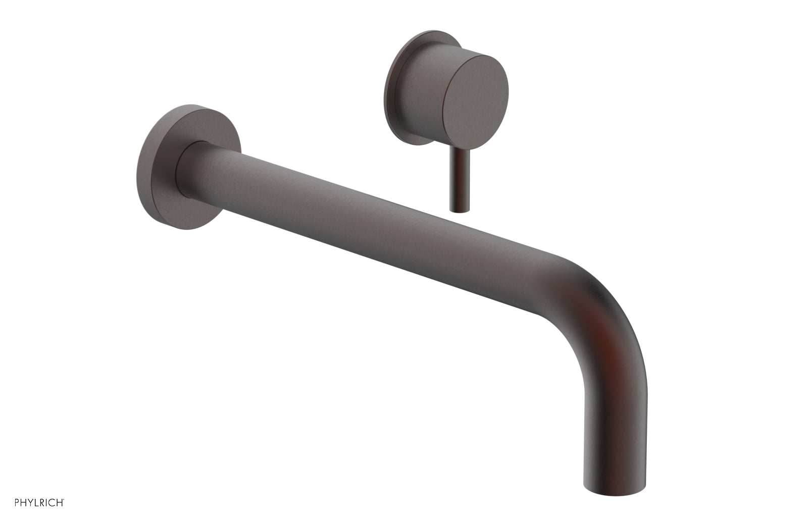 Basic II 10 Single Handle Wall Mount Lavatory Faucet Set with Lever Handle - 230 15 10 - Perfect for Bathroom Sink, Powder Room & Guest Bath Installation