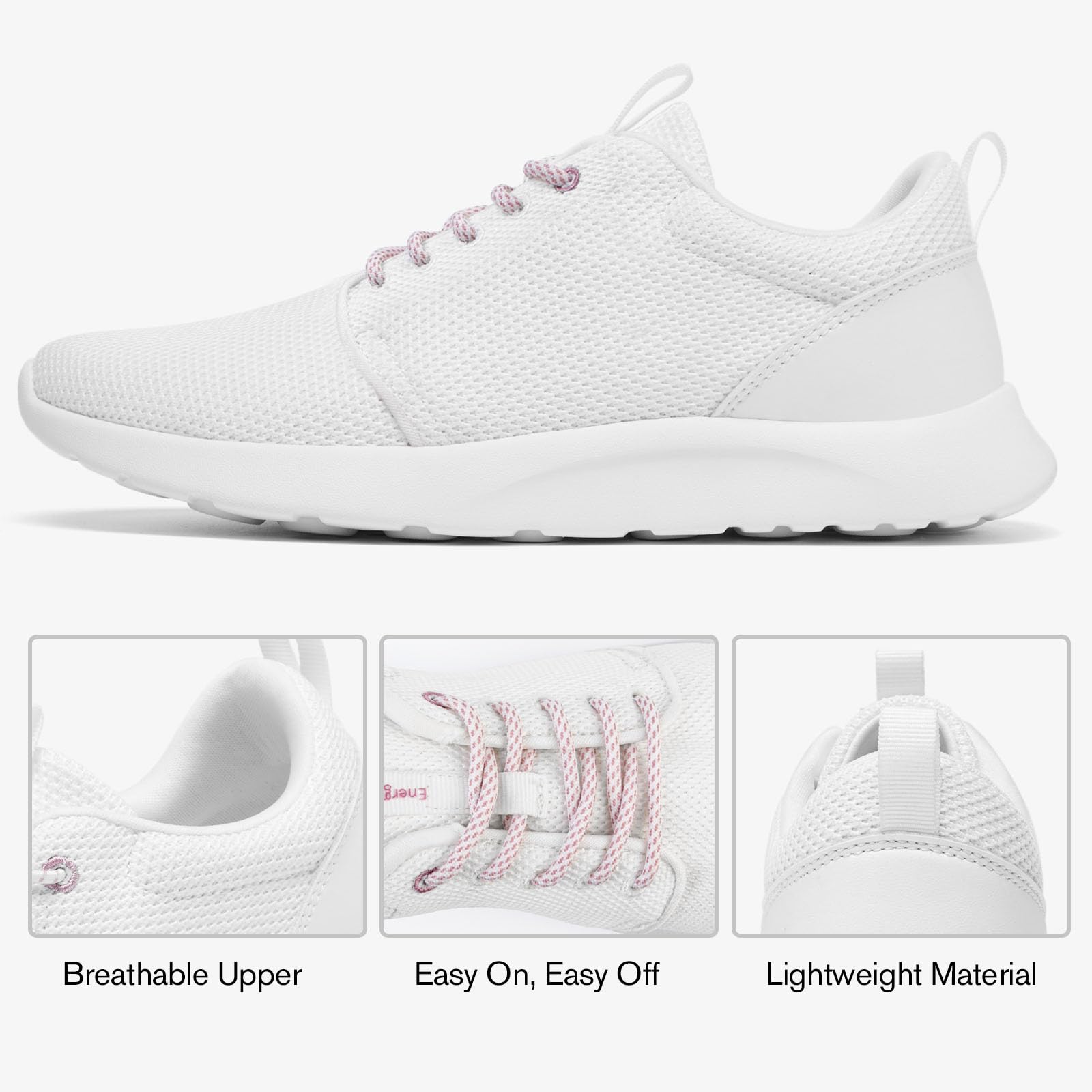 ALEADER Energycloud Ultra Light Women's Slip-On Walking Shoes - Comfortable Tennis & Running Sneakers for Women - Perfect for Gym, Workout, Jogging and Daily Wear
