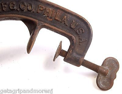 Vintage CHERRY STONER Cast Iron No.1 Enterprise Cherry Pitter - Authentic 1883 Antique Kitchen Tool for Baking & Preserving