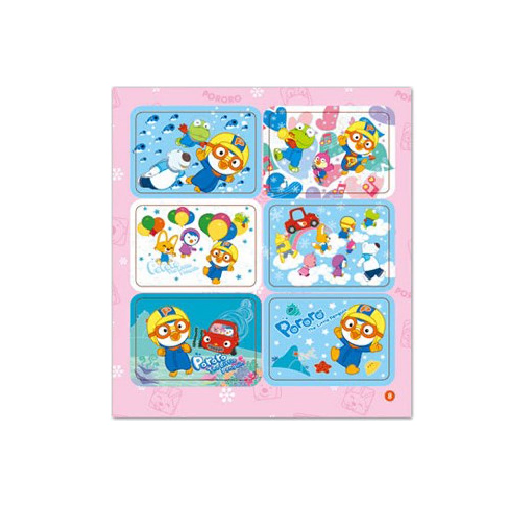 Pororo The Little Penguin Mini Sticker Book - 274 Fun Stickers for Kids, Korean Animation Character Sticker Collection - Perfect for Scrapbooking, School Projects & Kids' Creative Play