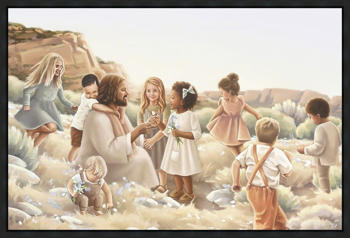 For Such is The Kingdom Gallery Wrap Canvas - Premium Christian Wall Art for Home & Office Decor - Perfect for Living Room, Bedroom, Church & Gift Giving