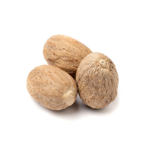 Premium Whole Nutmeg Spice (1kg) - Organic, Non-GMO, Freshly Packed for Baking, Cooking & Holiday Recipes - Perfect for Pumpkin Pie, Eggnog & Mulled Wine