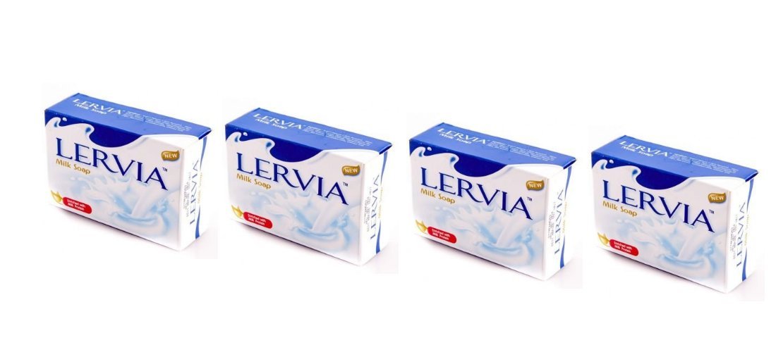 Lervia Milk Soap 75g - Natural Skincare for Dry & Sensitive Skin - Perfect for Daily Face & Body Cleansing
