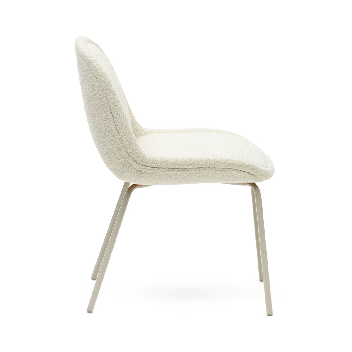 Aimin Chair by Kave Home - Modern Accent Chair for Living Room, Bedroom & Office - Comfortable Upholstered Lounge Chair with Wooden Legs