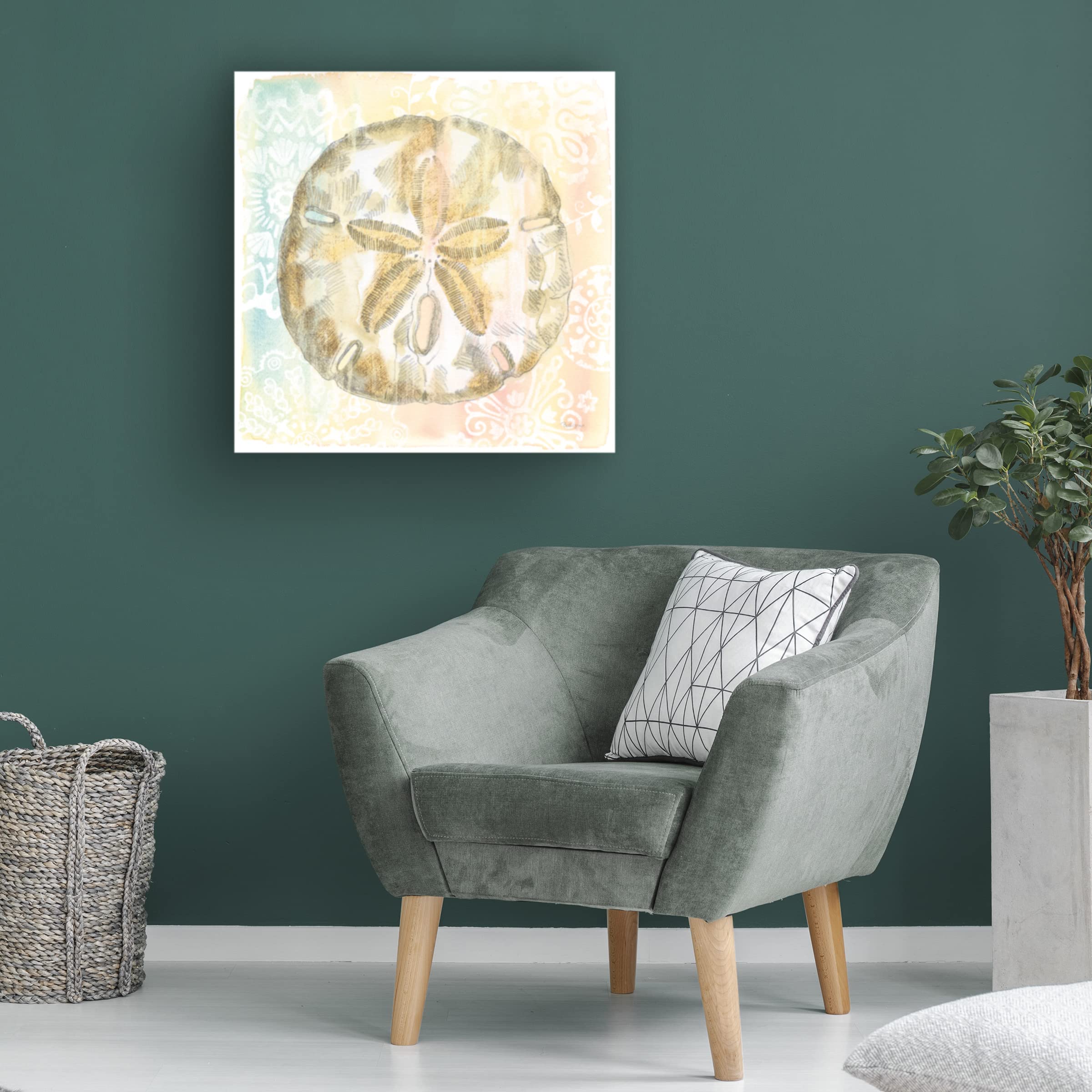 Beth Grove 'Golden Treasures VII' Canvas Wall Art Print - Premium Home Decor for Living Room, Bedroom & Office | Trademark Fine Art Collection