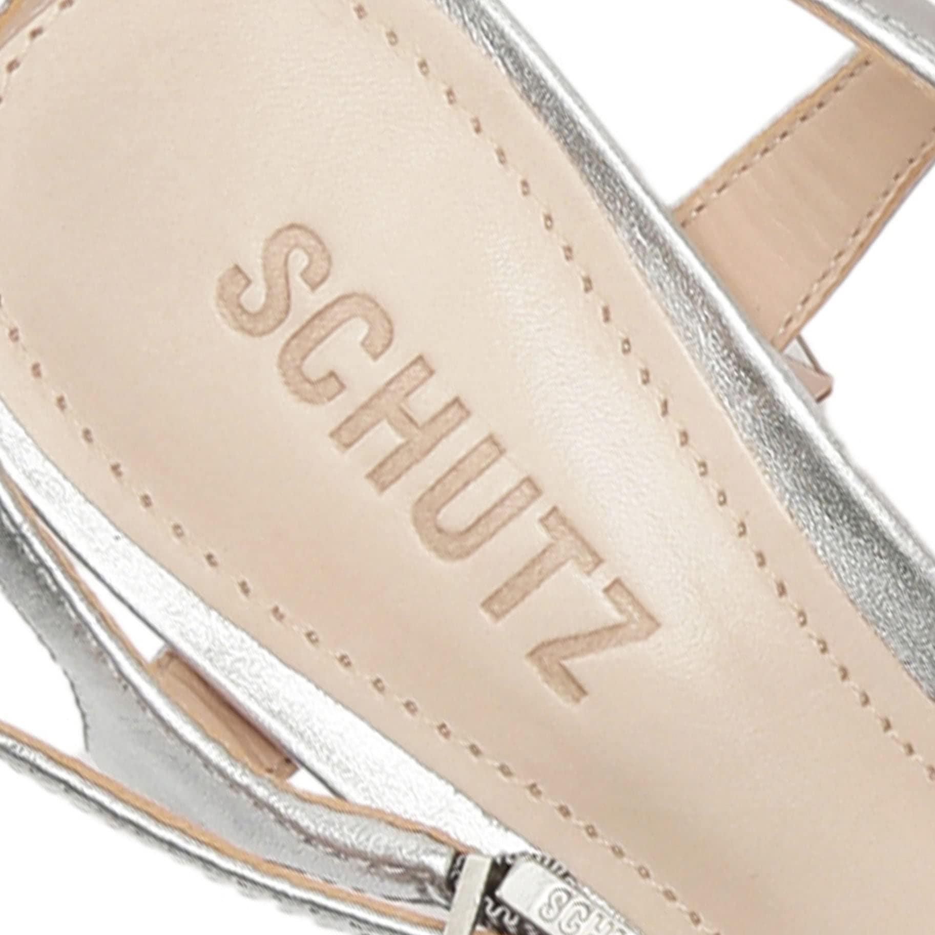 SCHUTZ Women's Keefa Platform Dress Sandal - Comfortable High Heel Sandals for Women, Fashionable Summer Wedding & Party Shoes, Perfect for Beach Vacations & Date Nights