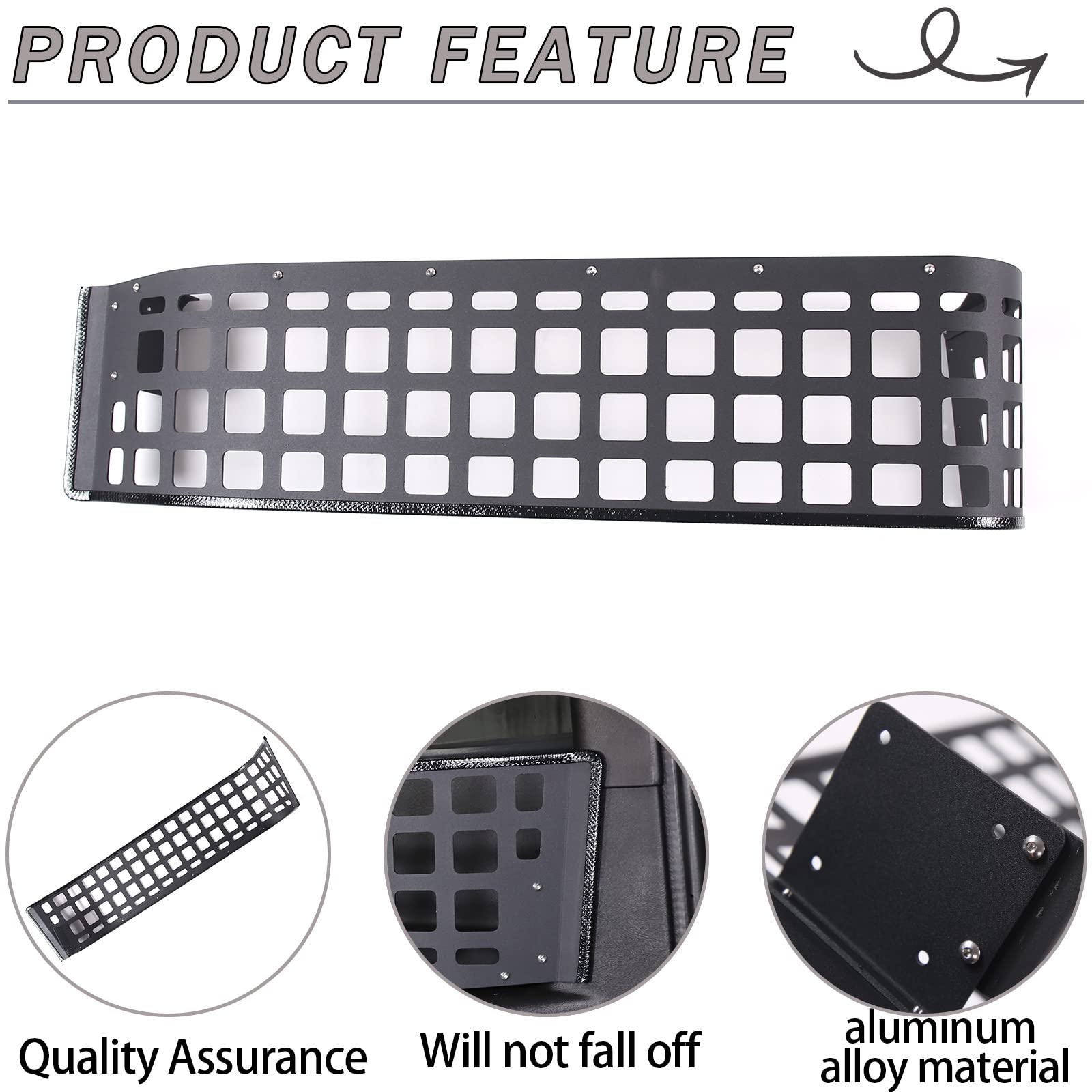 Hummer H2 2003-2007 Trunk Organizer - Right Side Storage Panel Bracket Accessory | Car Trunk Storage Solution for Camping, Road Trips & Outdoor Adventures