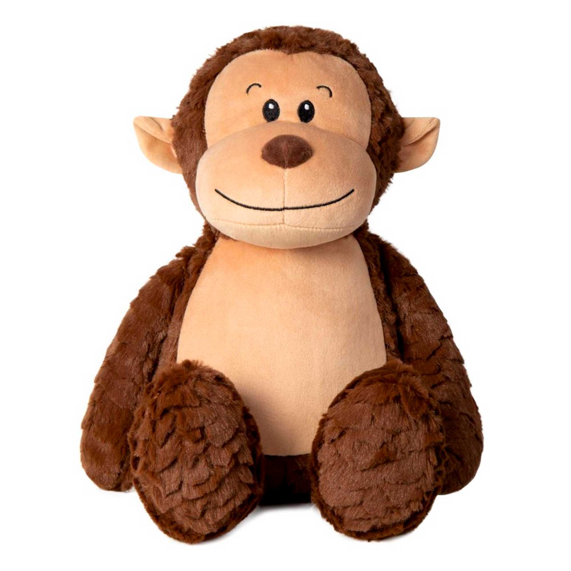 Custom Photo Ashes Memorial Plush Monkey - Personalized Keepsake for Pet Loss, Grieving & Remembrance Gifts