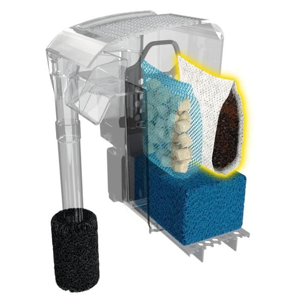 Fluval AC Series Clear Carb Power Filter Insert – Replacement Filter Media for Aquariums – Perfect for Freshwater & Saltwater Fish Tanks – Improves Water Clarity & Filtration Efficiency