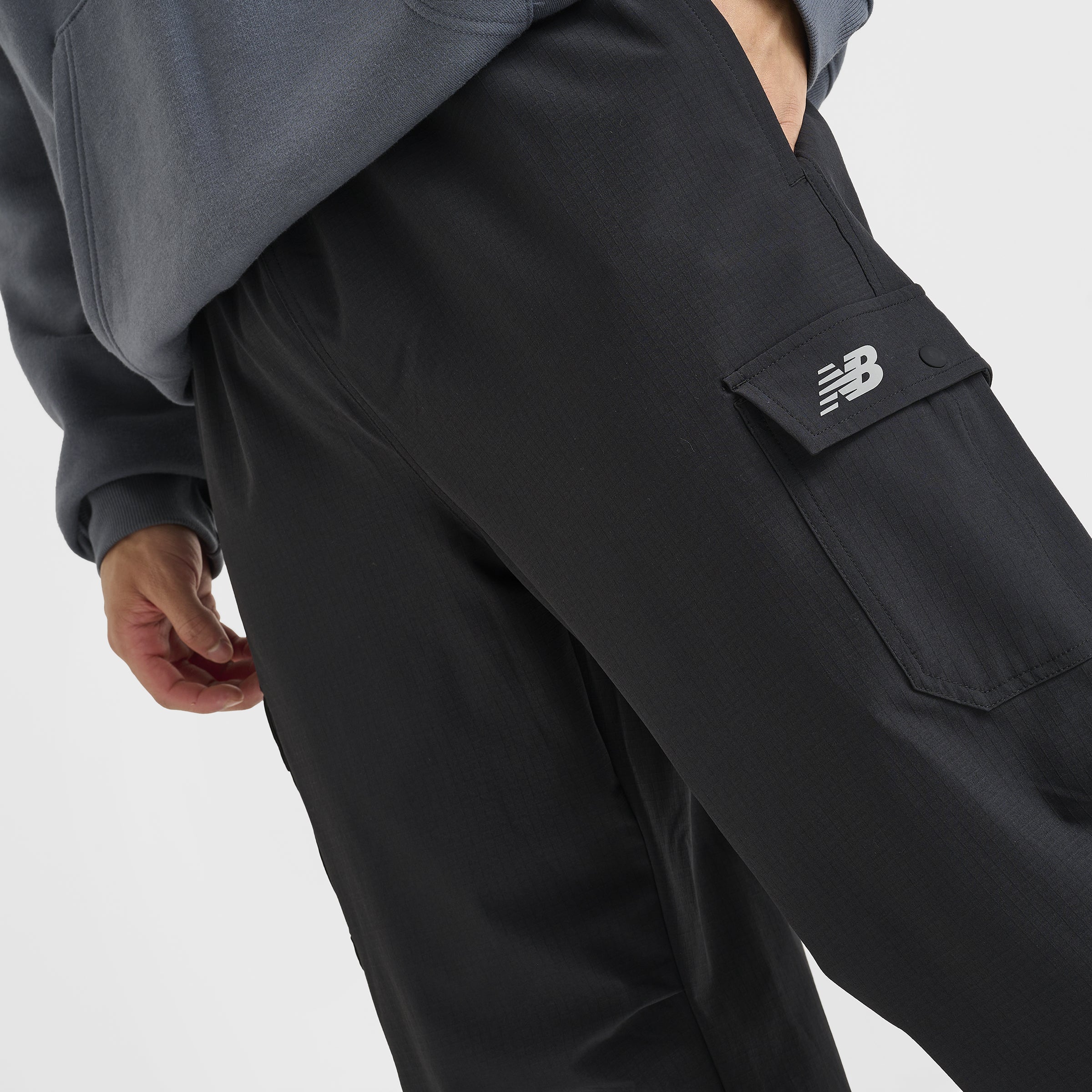 New Balance Ripstop Cargo Pants for Men - Durable Tactical Work Pants in Black | Comfortable Outdoor Hiking, Camping & Casual Wear
