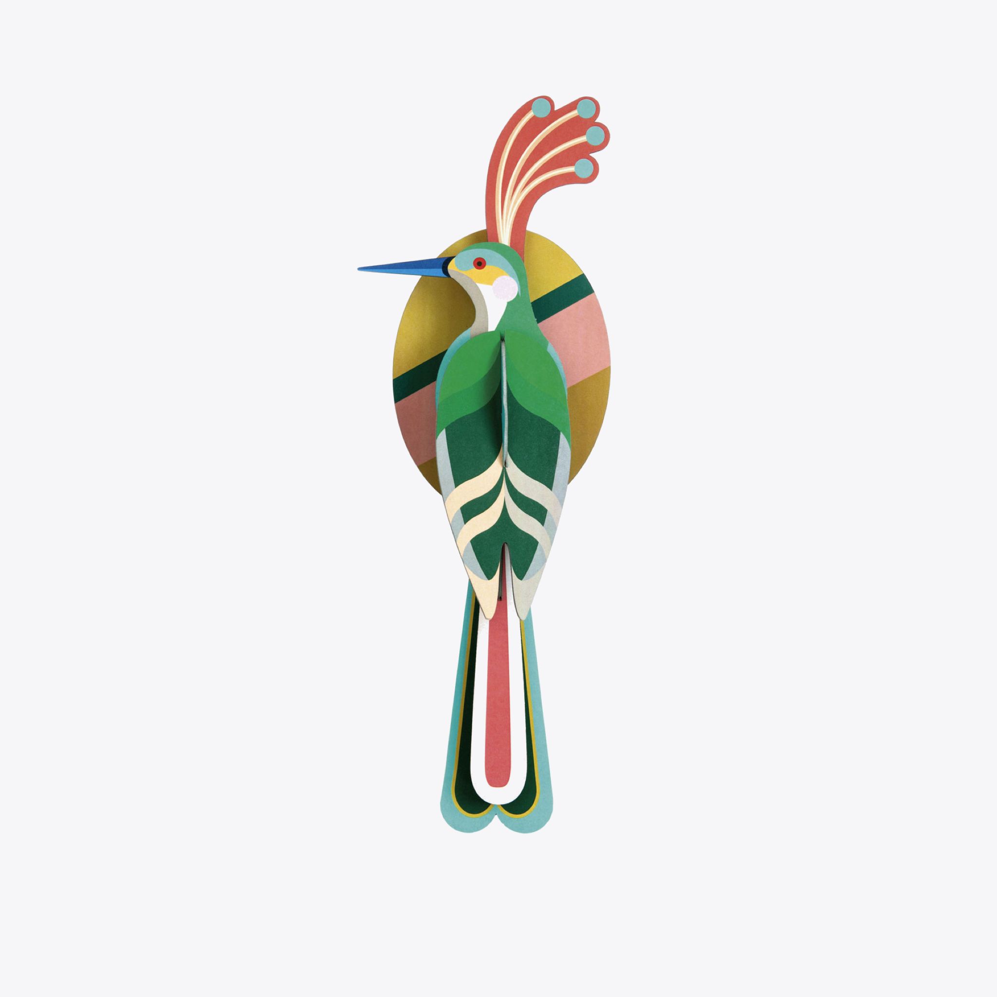 Paradise Bird Nias - Exotic Handmade Wooden Statue for Home Decor, Garden & Office | Perfect Gift for Bird Lovers & Nature Enthusiasts