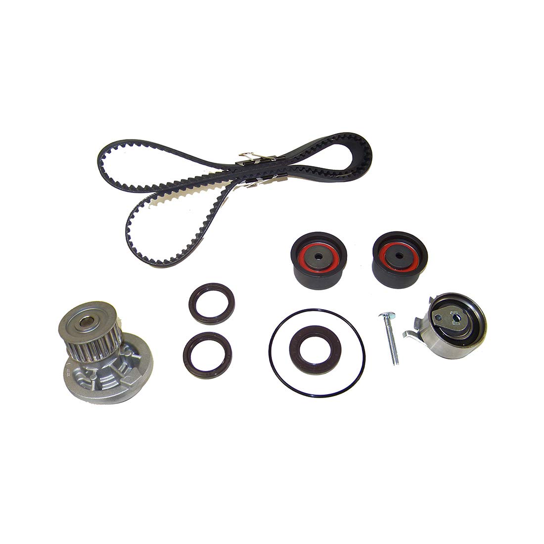 DNJ TBK319WP Timing Belt Kit with Water Pump Compatible for 1998-2003 Isuzu Amigo Rodeo Rodeo Sport 2.2L L4 16V DOHC 2180cc Engine - Perfect for Timing System Replacement & Preventative Maintenance