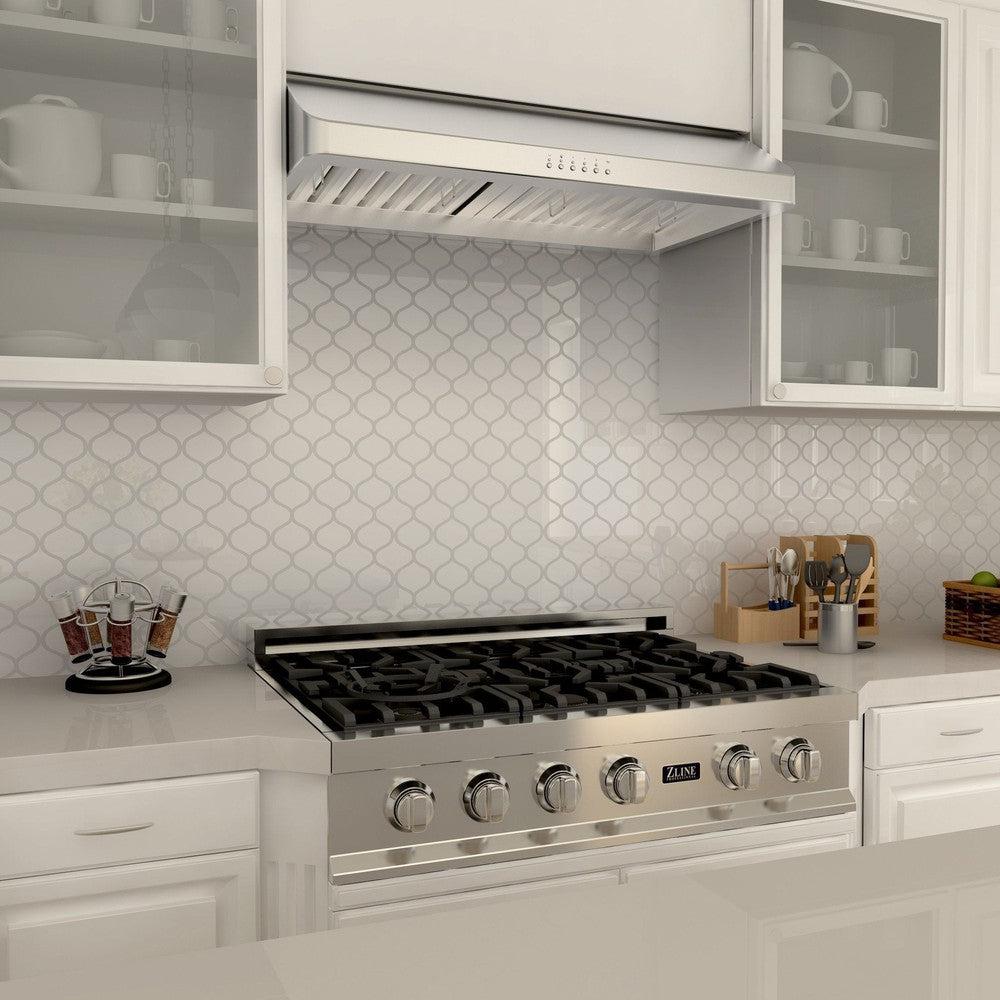 ZLINE 623 Stainless Steel Ducted Under Cabinet Range Hood - Powerful 900 CFM Ventilation for Kitchen, Perfect for Gas Stoves & Cooking Areas