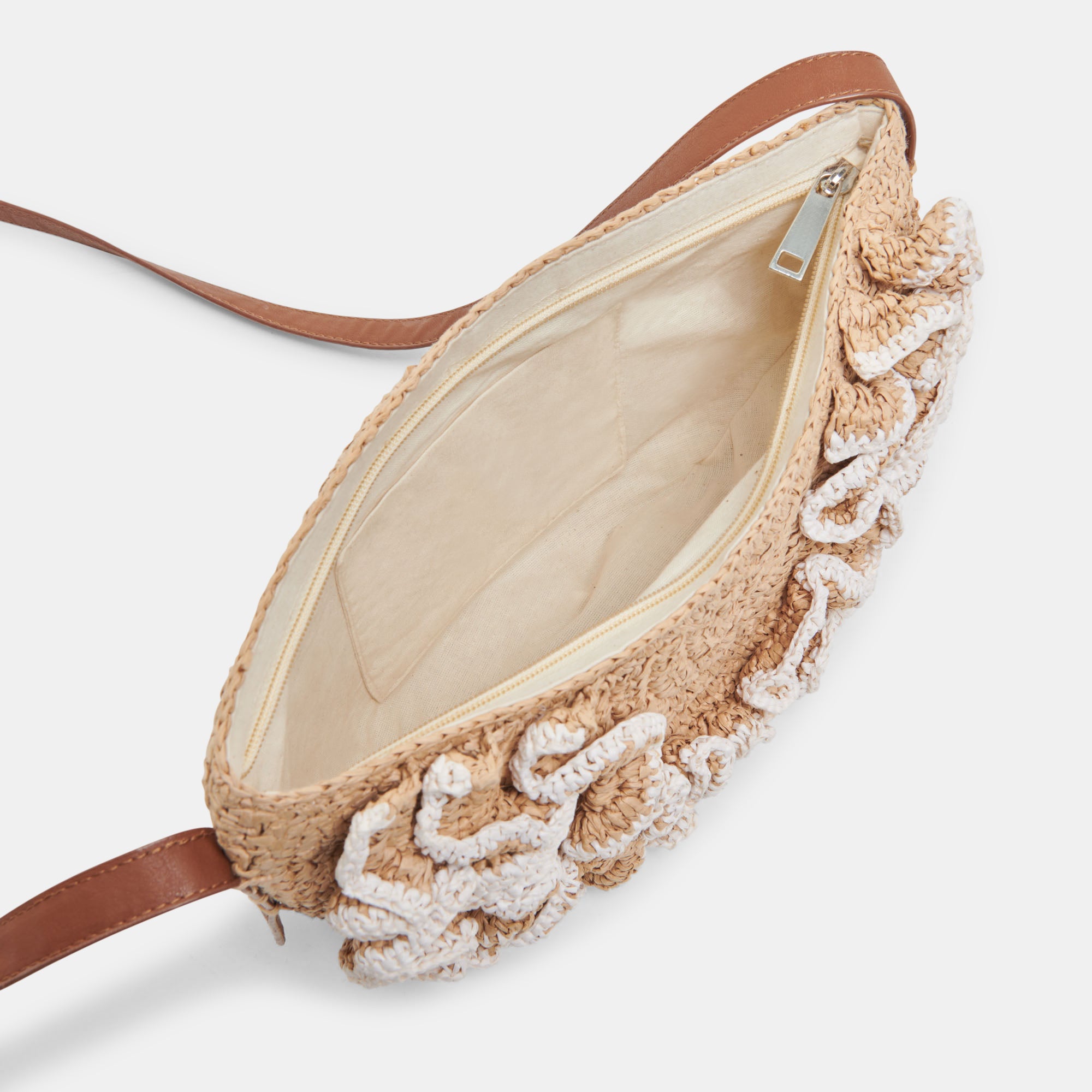 ATRANI Women's Crossbody Bag - Natural Raffia Straw Handbag for Summer, Beach, Travel & Everyday Use