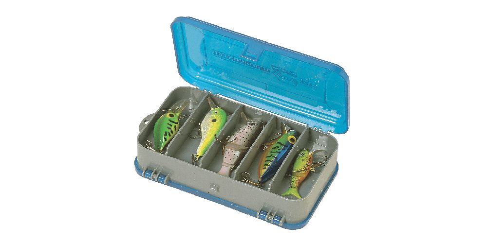 Plano Double Sided Tackle Organizer Small - Fishing Gear Storage Box for Lures, Hooks & Accessories - Perfect for Boat, Kayak & Shore Fishing Trips