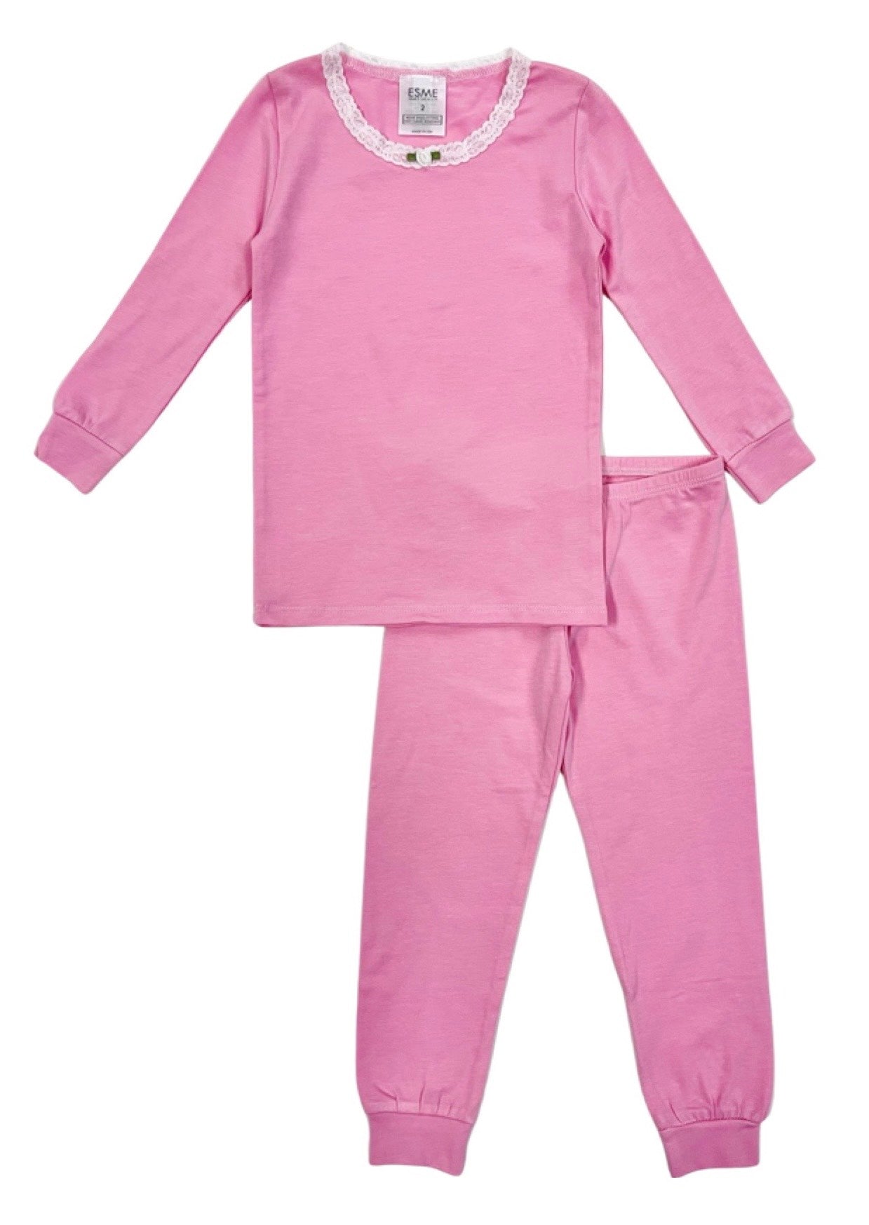 Pink Full Length Women's Outfit Set - Elegant Matching Top & Pants for Casual Wear, Work, or Special Occasions
