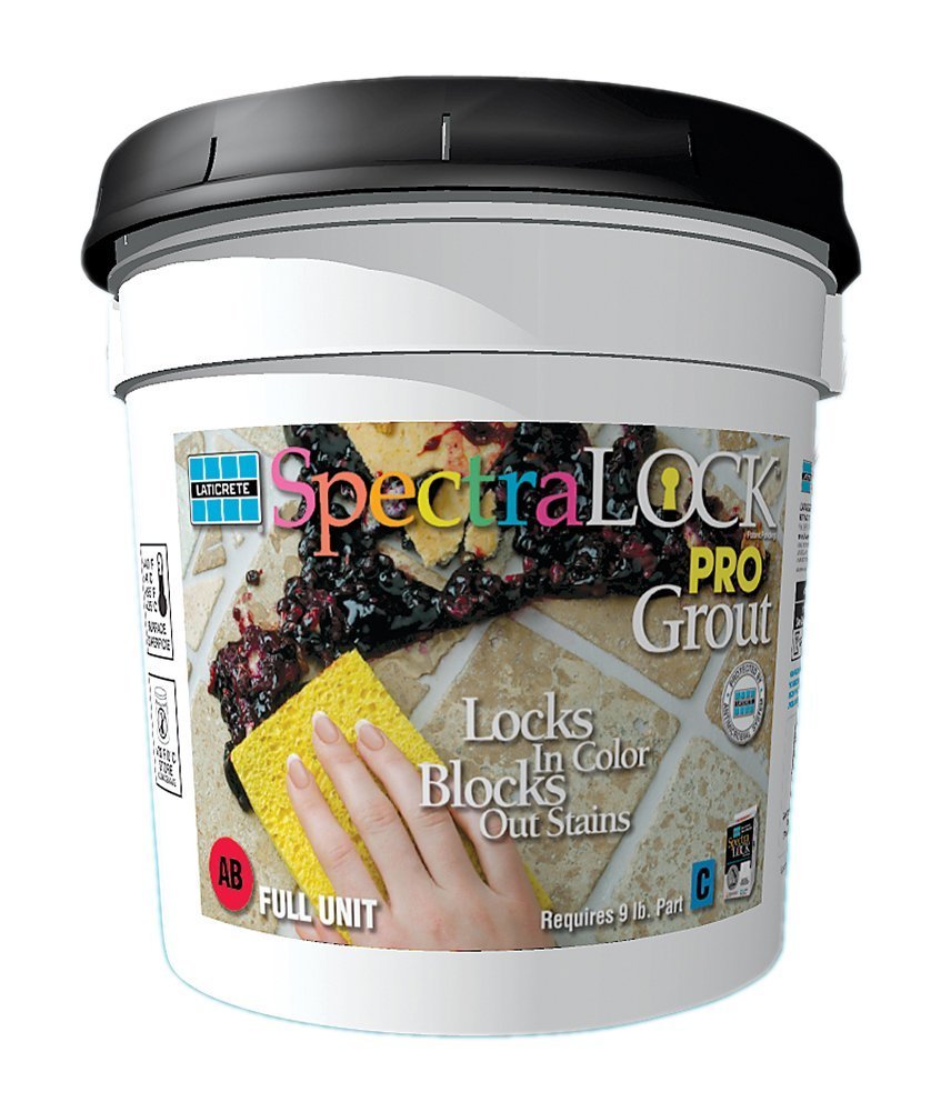 SpectraLOCK PRO Premium Epoxy Grout - Part A + B Kit for Tile and Stone Floors - Ideal for Bathrooms, Kitchens, and High-Traffic Areas