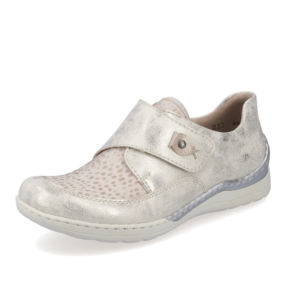 Rieker 48951 Comfortable Women's Slip-On Shoes - Lightweight & Breathable for Casual Wear, Work & Travel