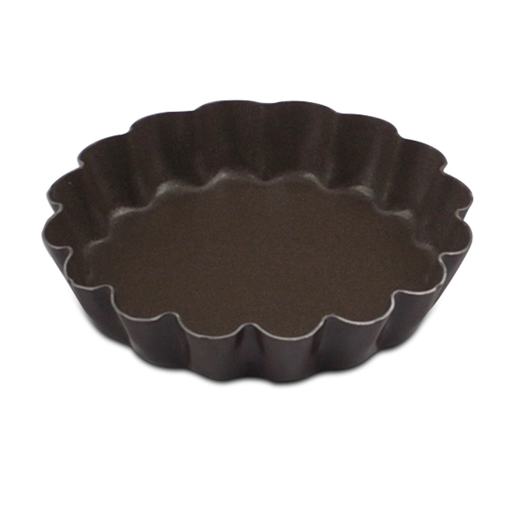 Non-Stick Fluted Tart Pans - 4 Inch Mini Tartlet Molds for Baking, Perfect for Desserts, Pies, Quiches & Tarts - Ideal for Home Bakers & Professional Chefs