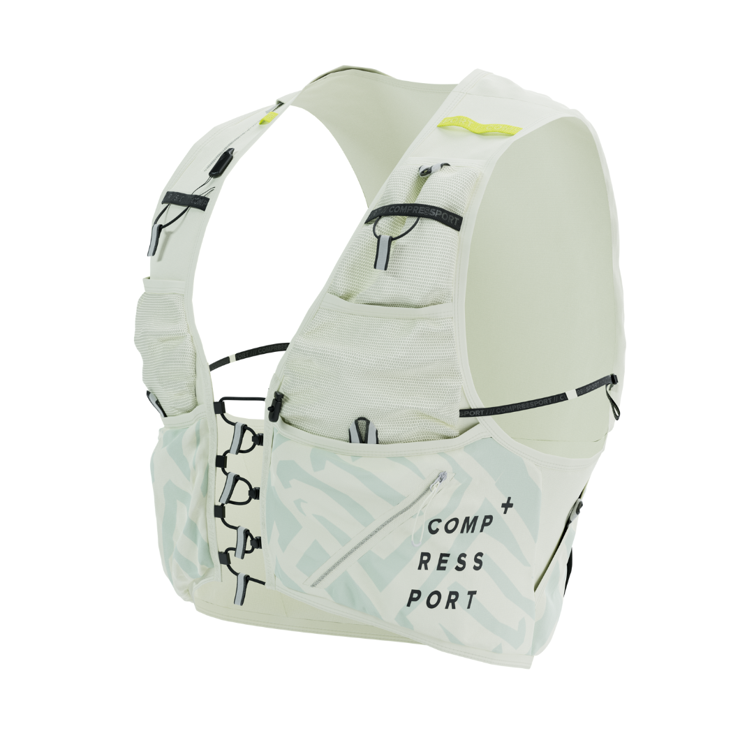 Compressport UltRun S Pack Evo 10 - Lightweight Hydration Running Vest for Trail & Ultra Marathon - Perfect for Long Distance Running & Outdoor Adventures