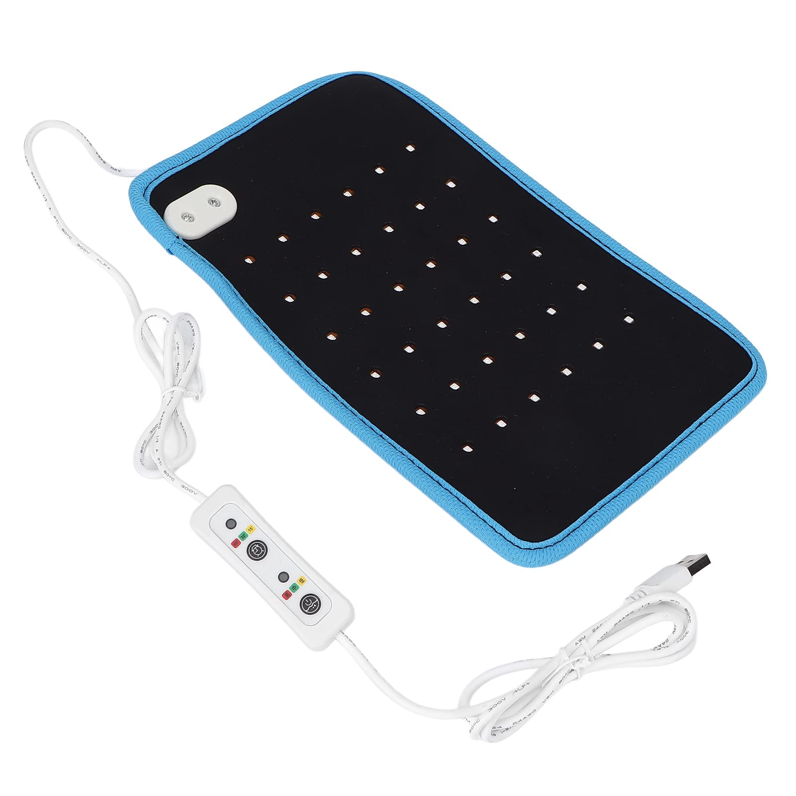 Red Light Therapy Wrap for Pain Relief & Muscle Recovery - 36 LED Light Chips, Skin-Friendly Infrared Belt for Men & Women - Home Health Care & Wellness (Blue) - Perfect for Post-Workout Recovery & Chronic Pain Management