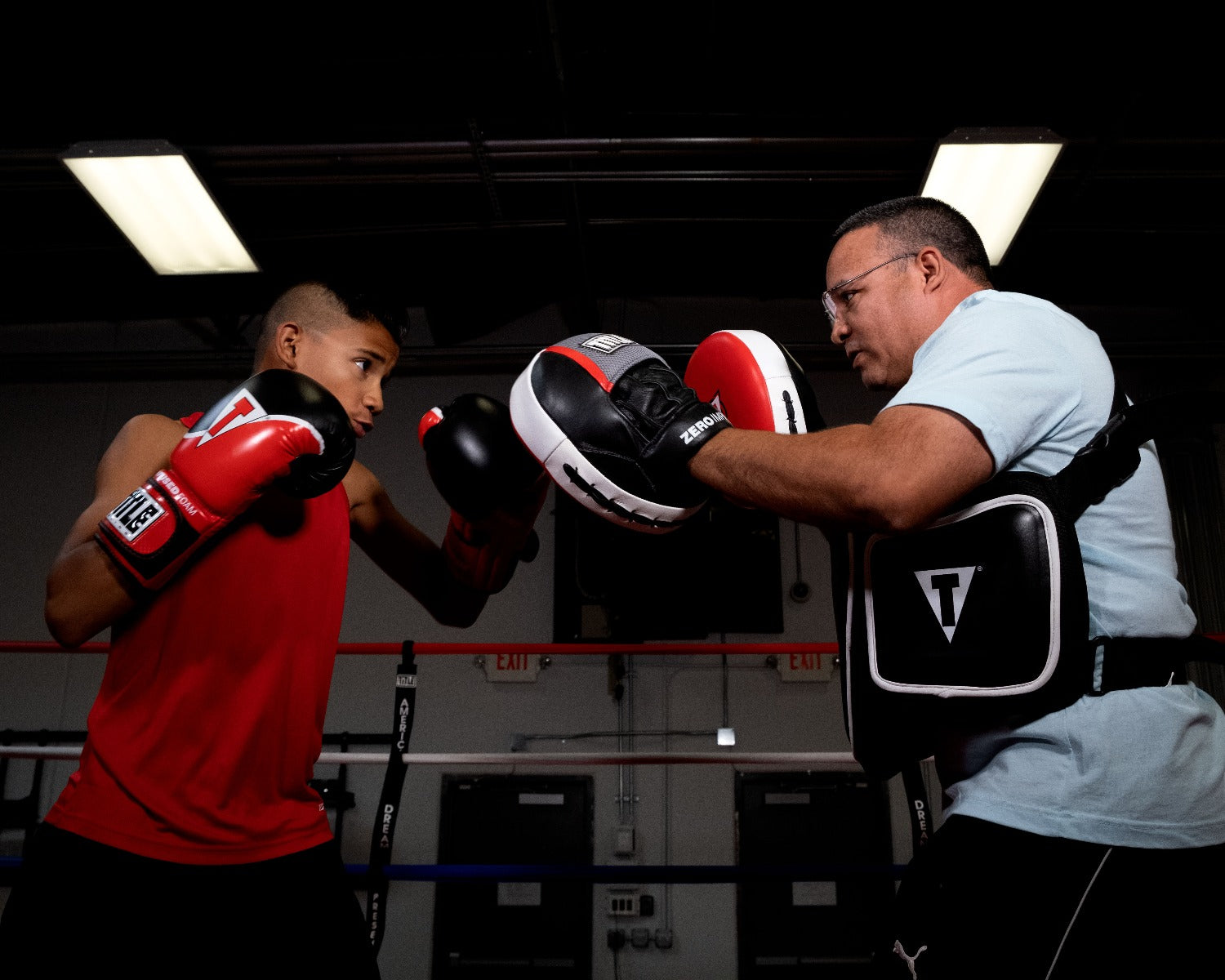 TITLE Boxing Infused Foam Training Gloves 2.0 - Premium Boxing Gear for MMA, Kickboxing & Fitness Workouts - Perfect for Sparring, Bag Work & Training Sessions
