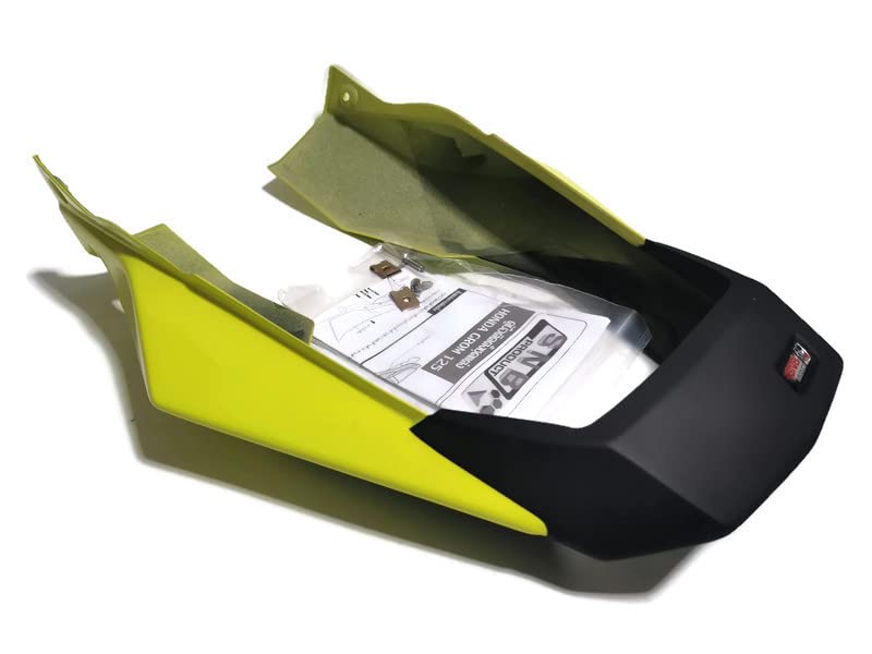 Honda Grom 2022 Rear Seat Fairing Cover & Tail Light Cowl Replacement - High-Quality ABS Plastic (Yellow Lemon) - Perfect for Motorcycle Customization, Street Riding, and Bike Protection