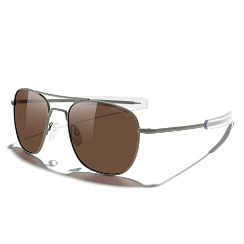 Military Olive Frame/American Tan Polarized Lens
