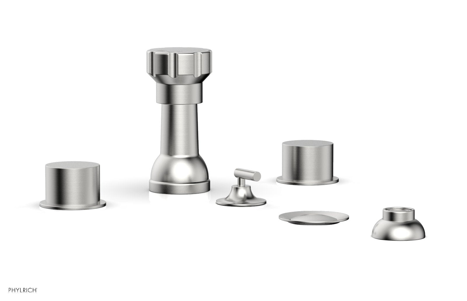 Premium BASIC II 4-Hole Bidet Faucet Set with Smooth Handles - 230 61 Series - Perfect for Modern Bathroom Upgrades & Hygienic Toilet Installations