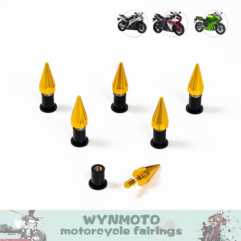 Honda CBR650R Windscreen Bolt Kit - Gold for 2019-2021 | Motorcycle Windshield Mounting