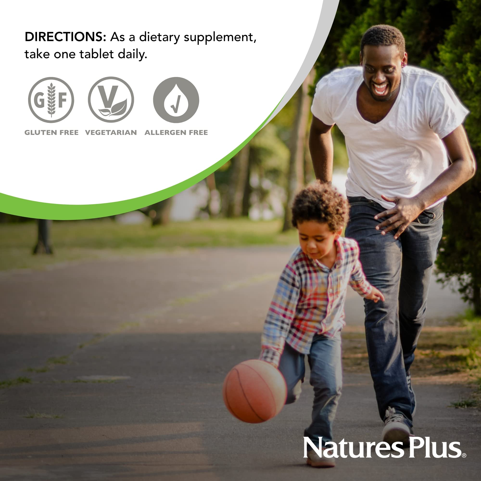 NaturesPlus Pantothenic Acid 1000mg - 60 Sustained Release Tablets | High-Potency Vitamin B5 Supplement for Energy & Metabolism Support | Vegetarian, Gluten Free | Perfect for Active Lifestyles & Stress Relief