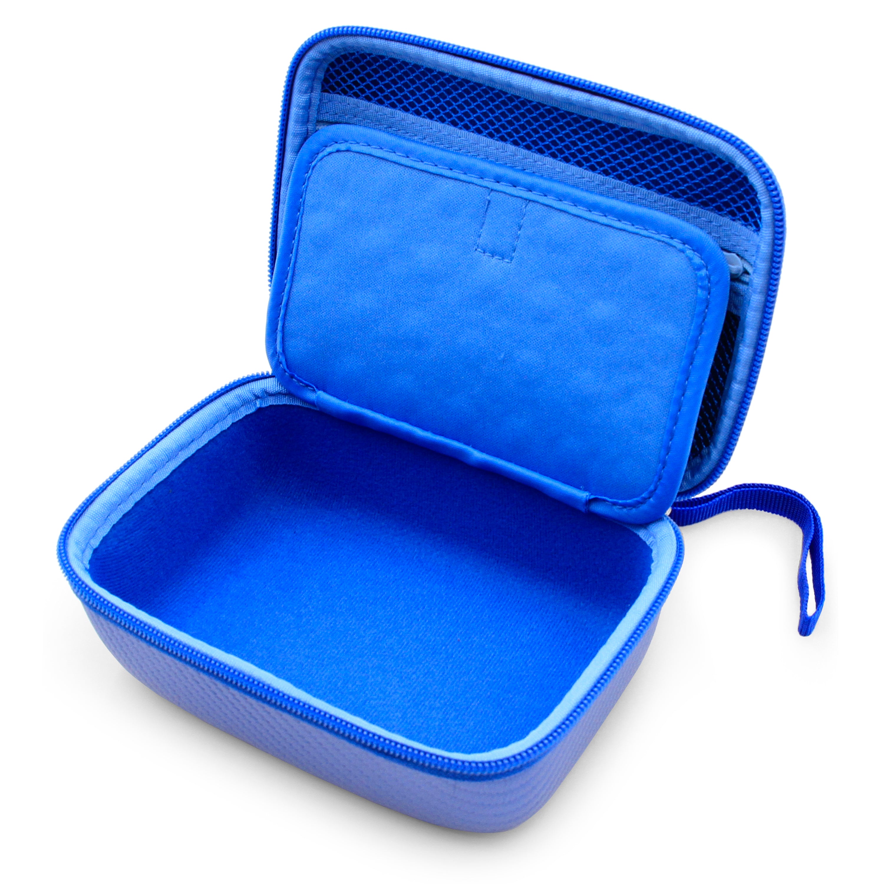CASEMATIX Pop It! Pro Game Light Up Fidget Toy Storage Case - Blue Protective Carry Case for Sensory Toys | Perfect for Travel, School & Stress Relief