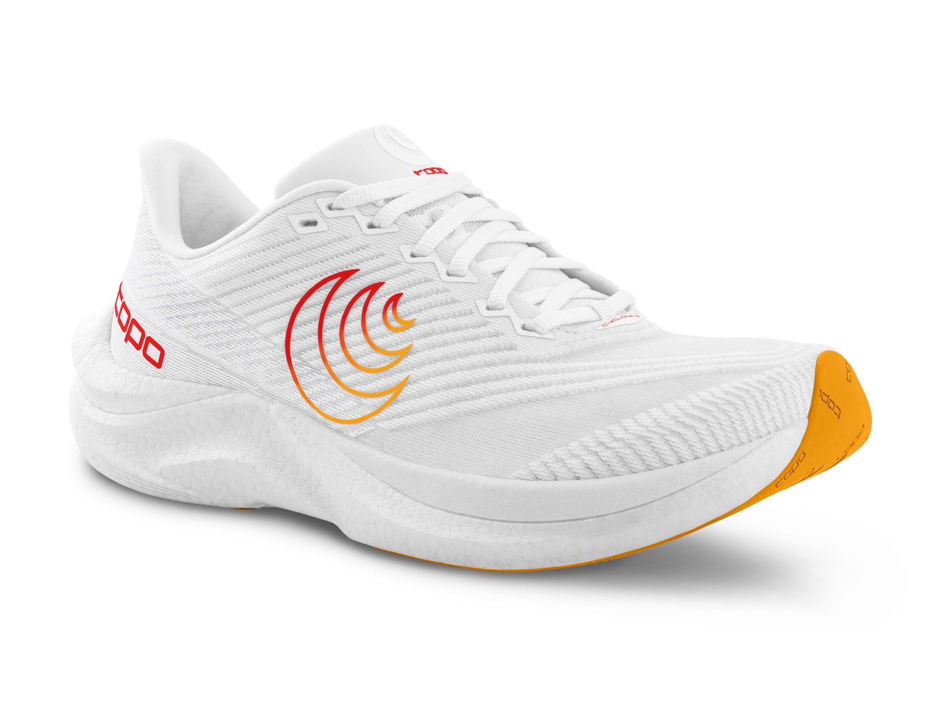 Women's Cyclone 3 Running Shoes - Lightweight White & Sunset Color Sneakers for Jogging, Gym Workouts & Outdoor Activities