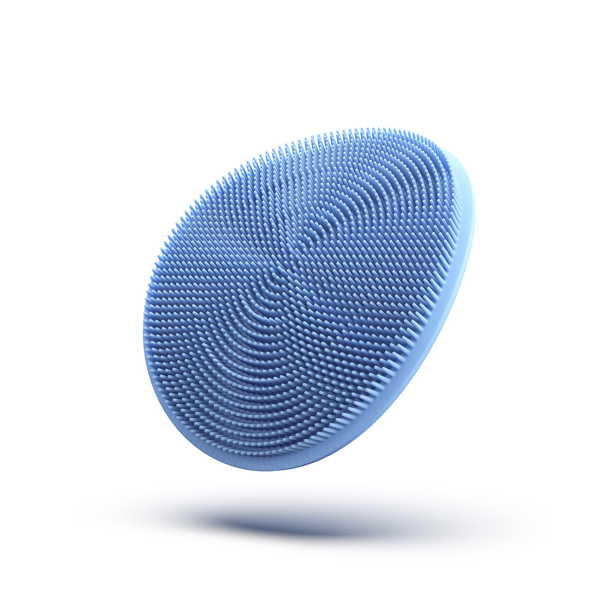 Boie USA Loop Body Scrubber - Exfoliating Shower Brush with Soft Bristles for Smooth Skin (Blue) | Perfect for Sensitive Skin & Daily Exfoliation in Shower or Bath