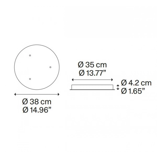 3 Lights Round Cluster Pendant Ceiling Fixture - Modern LED Chandelier for Dining Room, Bedroom, or Living Room Lighting